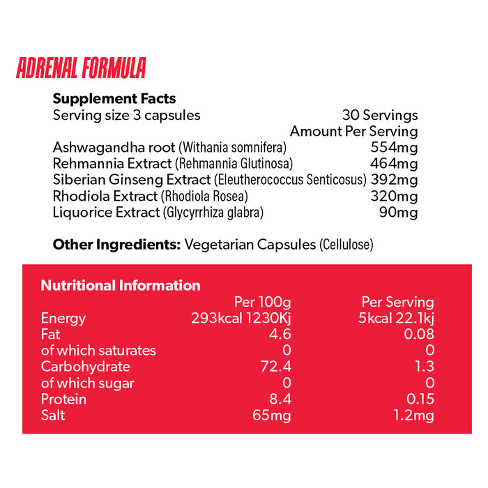 Adrenal Support Formula - Raw Sport