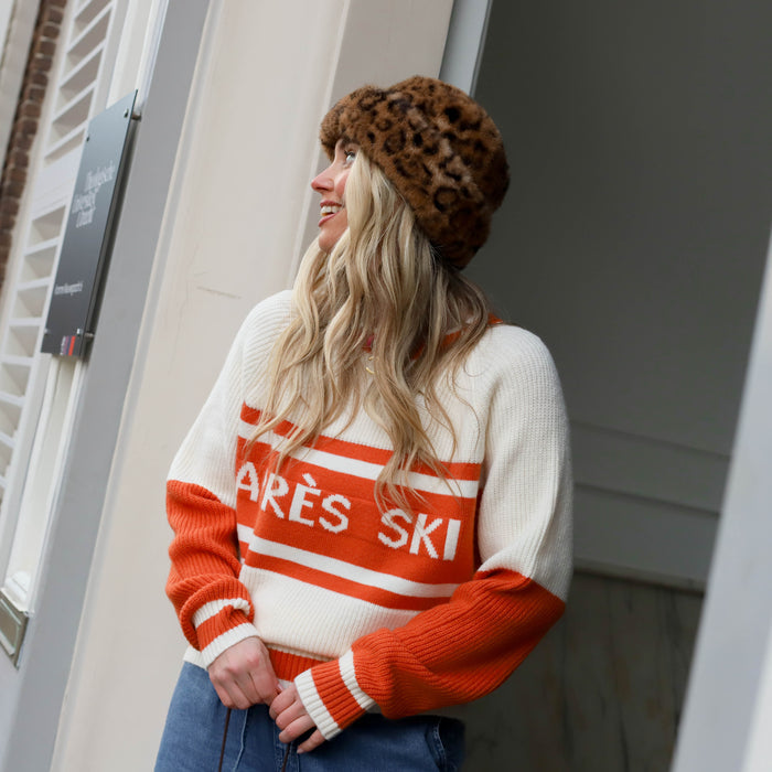 Apres ski knit ecru roest
