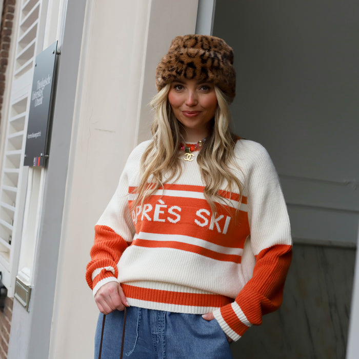 Apres ski knit ecru roest