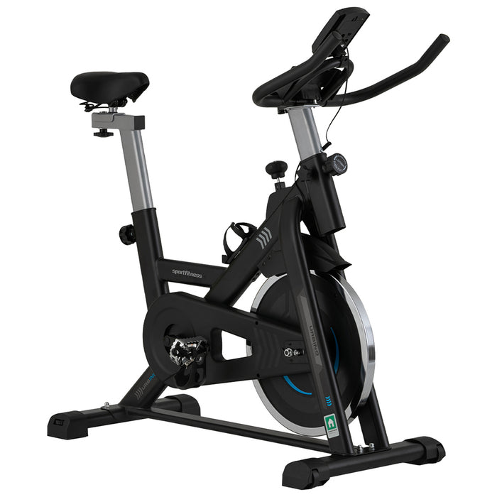 Bicicleta estática de spinning Urbino Sportfitness vista frontal