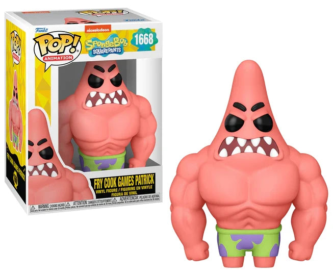 BOB L'EPONGE - POP Animation N° 1668 - Patrick avec muscles