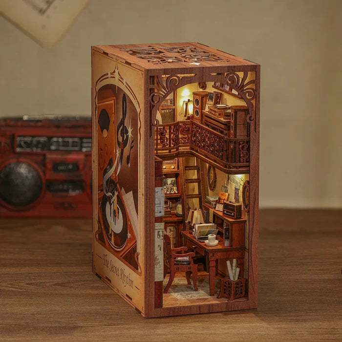 BOOK NOOK KIT - DIY - Le Rythme Secret - 355pc + Eclairage LED