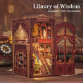 BOOK NOOK KIT - DIY - Librairie de la Sagesse - 281pc + Eclairage LED