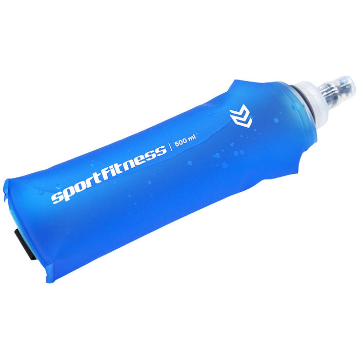 Botella Para Agua Flexible Azul 500ML