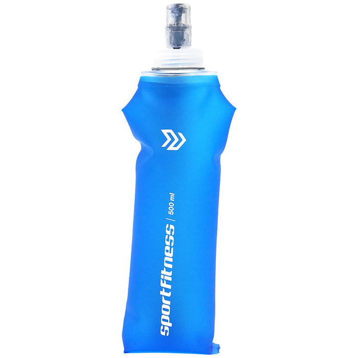 Botella Para Agua Flexible Azul 500ML