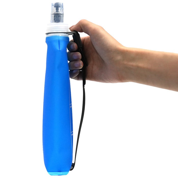 Botella Para Agua Flexible Azul 500ML