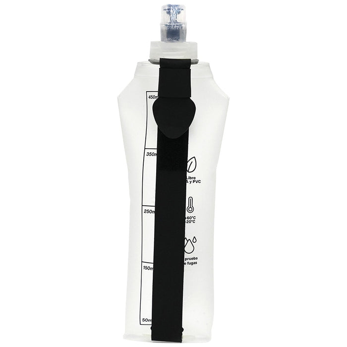 Botella Para Agua Flexible Transparente 500ML
