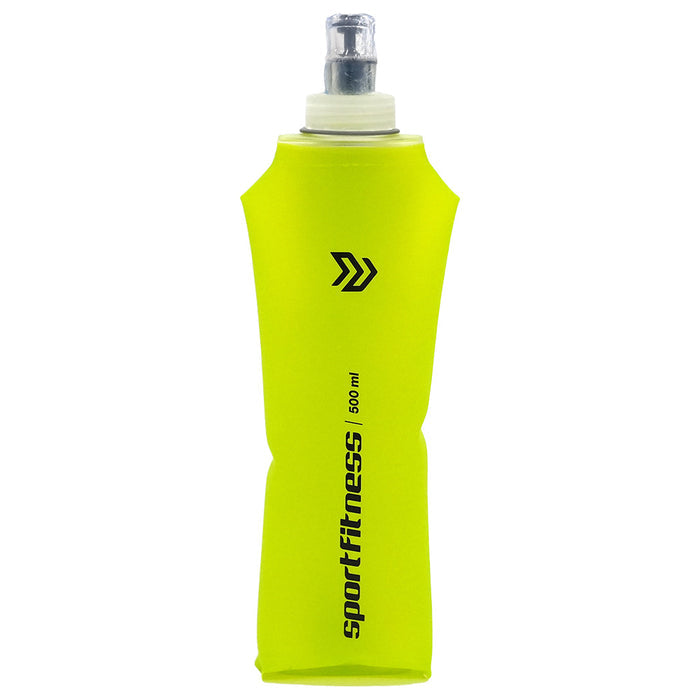 Botella Para Agua Flexible Verde 500ML