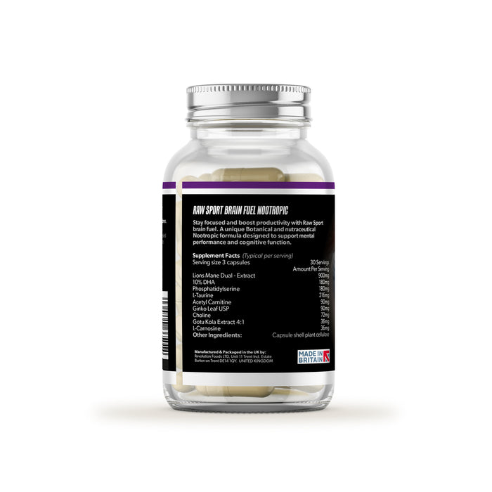 Brain Fuel Nootropic - Raw Sport
