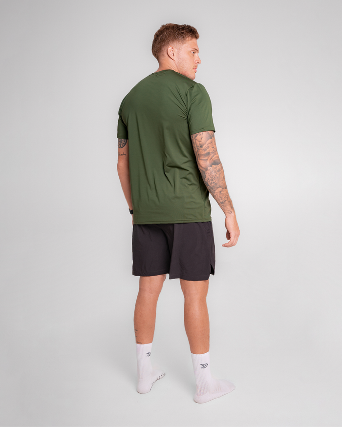 Camiseta Manga Corta Hardy Verde Militar
