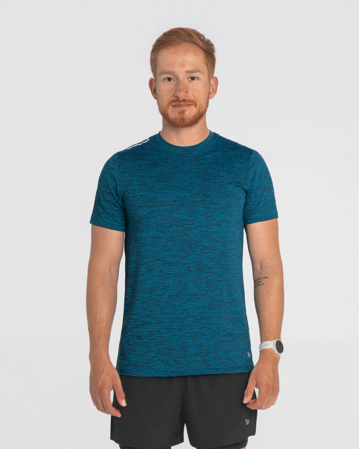 Camiseta Manga Corta Rout Azul