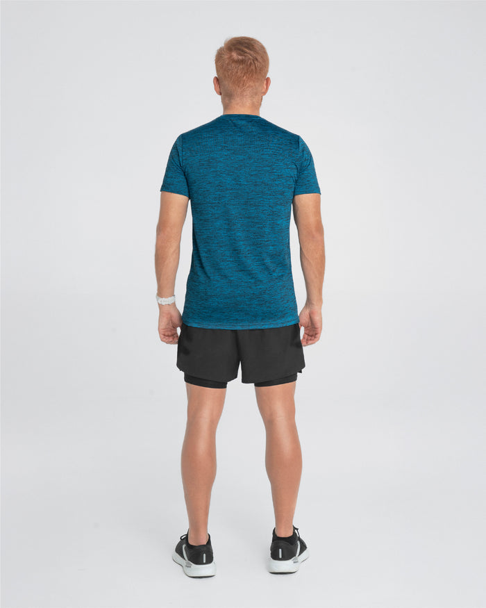 Camiseta Manga Corta Rout Azul