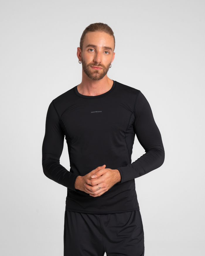 Camiseta Manga Larga Summit Negro