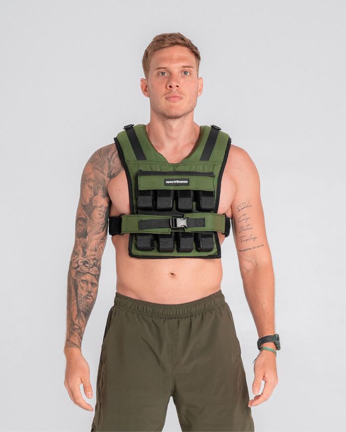 Chaleco De Peso Warrior Verde Militar