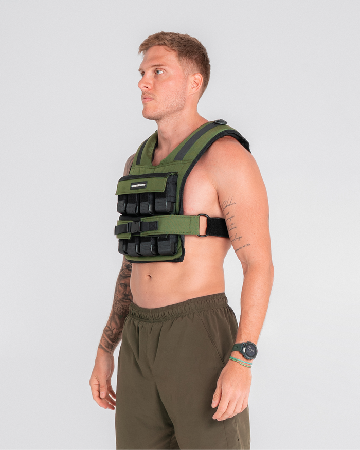 Chaleco De Peso Warrior Verde Militar