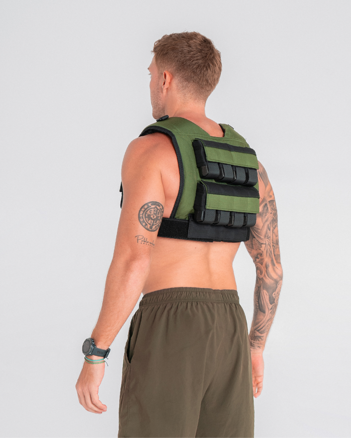 Chaleco De Peso Warrior Verde Militar