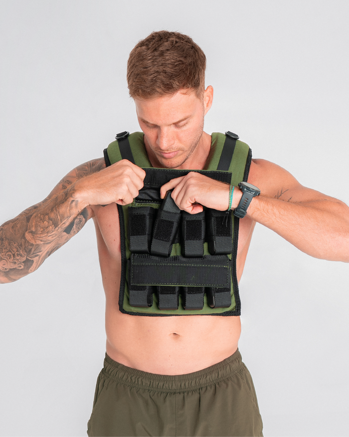 Chaleco De Peso Warrior Verde Militar