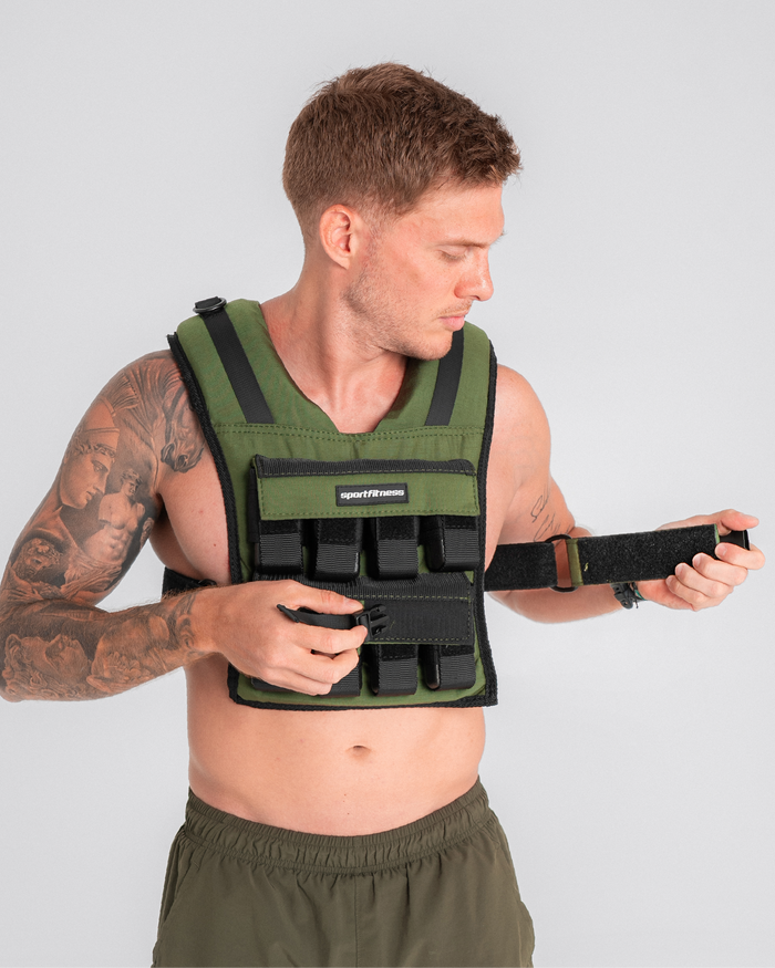 Chaleco De Peso Warrior Verde Militar