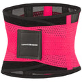 Cinturón Abdominal Doble Ajuste Negro Fucsia