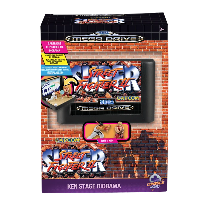 CONSOLE HEROES - Mega Drive Street Fighter 2 - Statuette 7cm