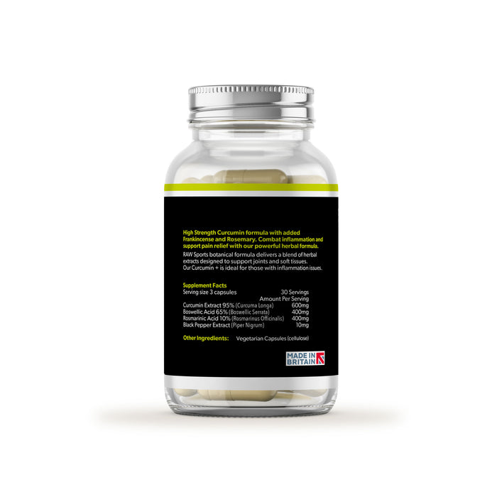 Curcumin + High Strength Joint Formula - Raw Sport