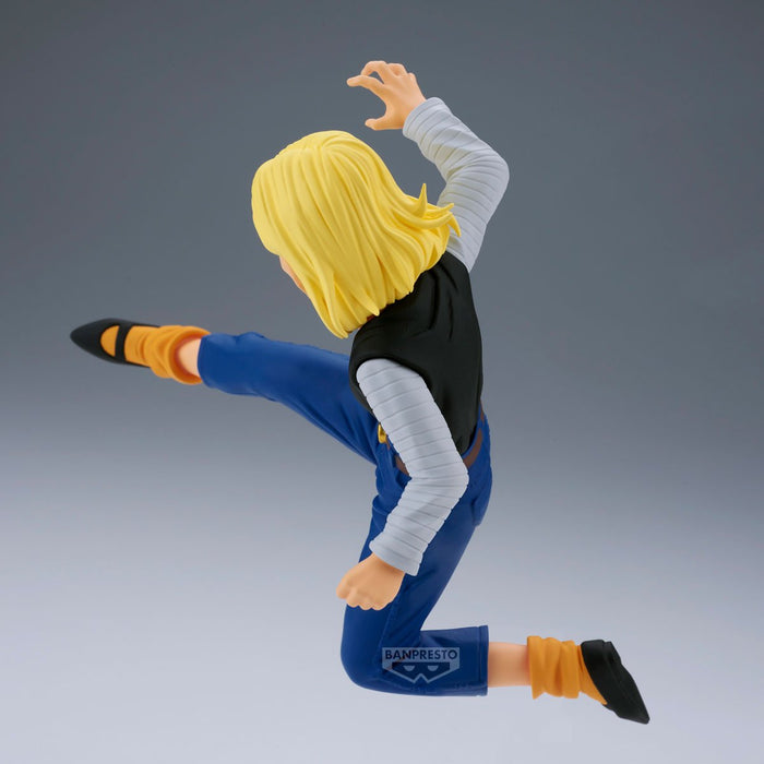 DRAGON BALL Z - Android 18 & Mr. Satan -Figurine Match Makers 11 & 8cm