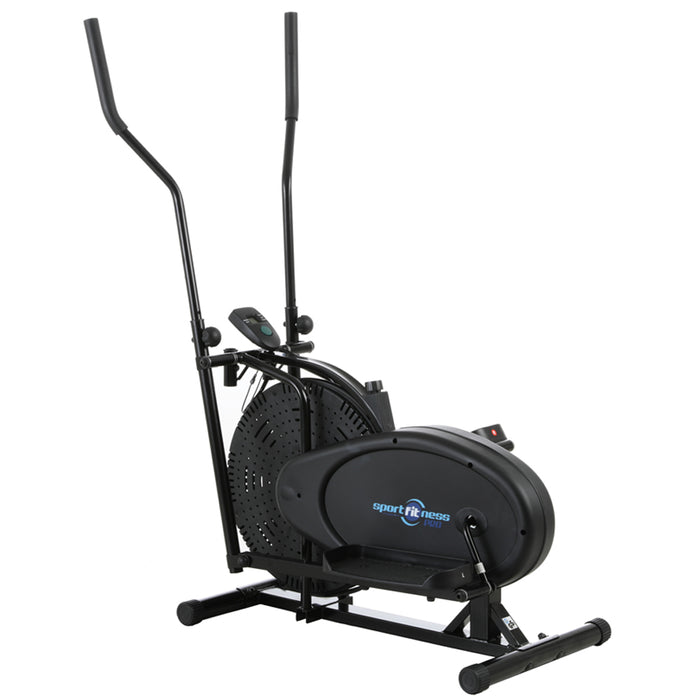 Elíptica con Ventilador C/Volante Plástica
