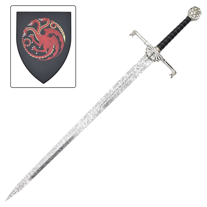 ÉPÉE FANTASTIQUE ORNEMENTALE DE TARGARYEN BLACKFYRE (AEGON I, VISERYS ET AEGON II) HOUSE OF THE DRAGON