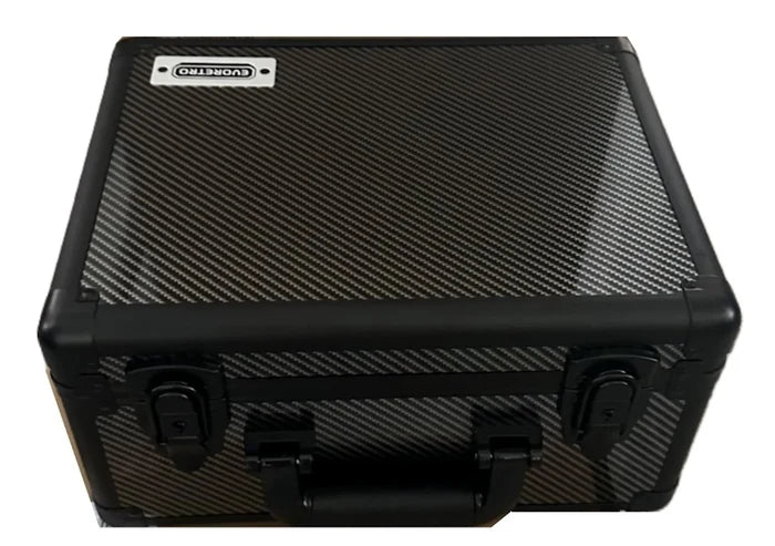EVORETRO - Graded Card Storage Box Carbon effect for 90 Cards