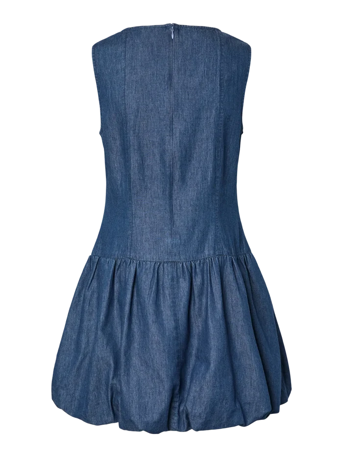 Gleo short dress medium blue