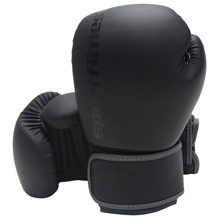 Guante Boxeo 10 OZ Negro Gris