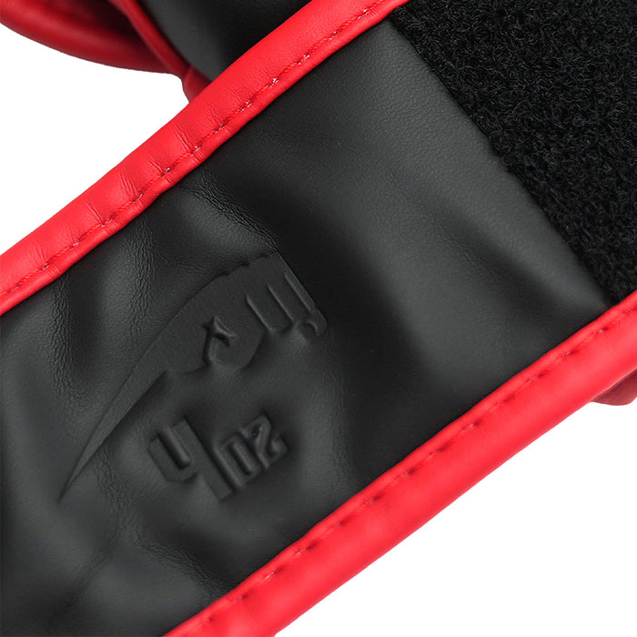 Guante Tipo MMA 4 OZ BG-001 Negro Rojo