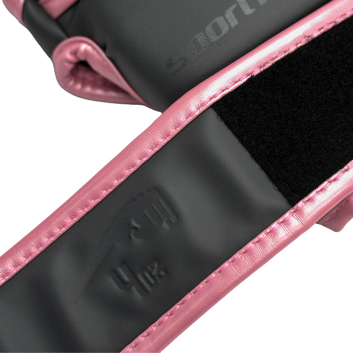 Guante Tipo MMA 4 OZ BG-001 Negro Rosa