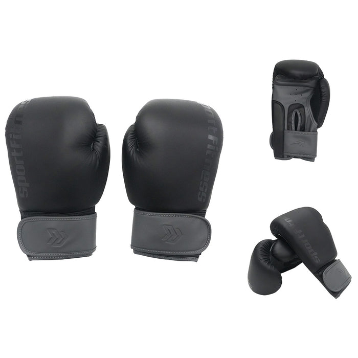 Guantes Boxeo 14Oz Negro Gris