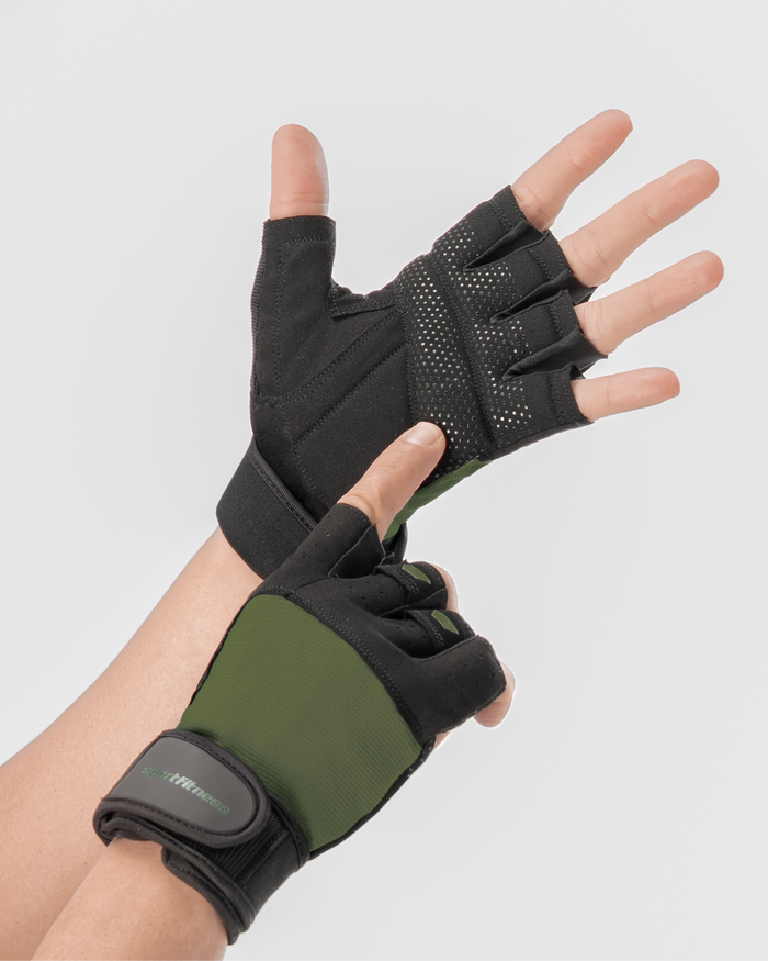 Guantes De Entrenamiento Jungle Negro Verde