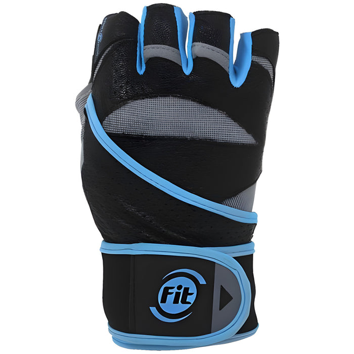 Guantes de Gimnasio Azul y Gris