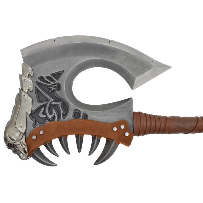 HACHE ORNAMENTALE GOREHOWL AXE OF GROMMASH "GROM" HELLSCREAM WORLD OF WARCRAFT