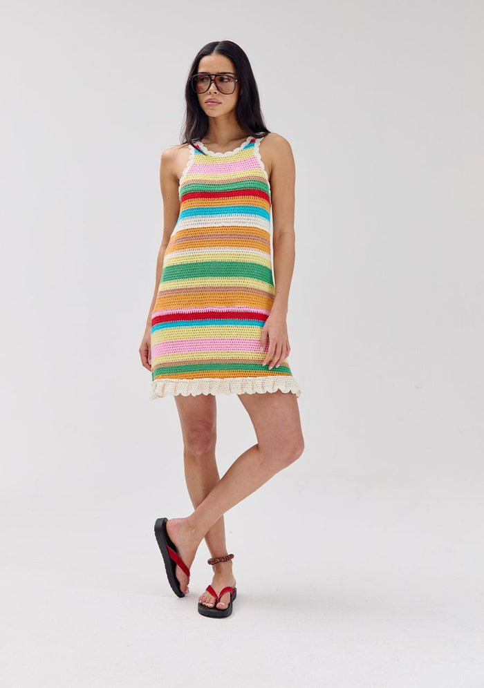 Harper & Yve Jo dress multi stripe