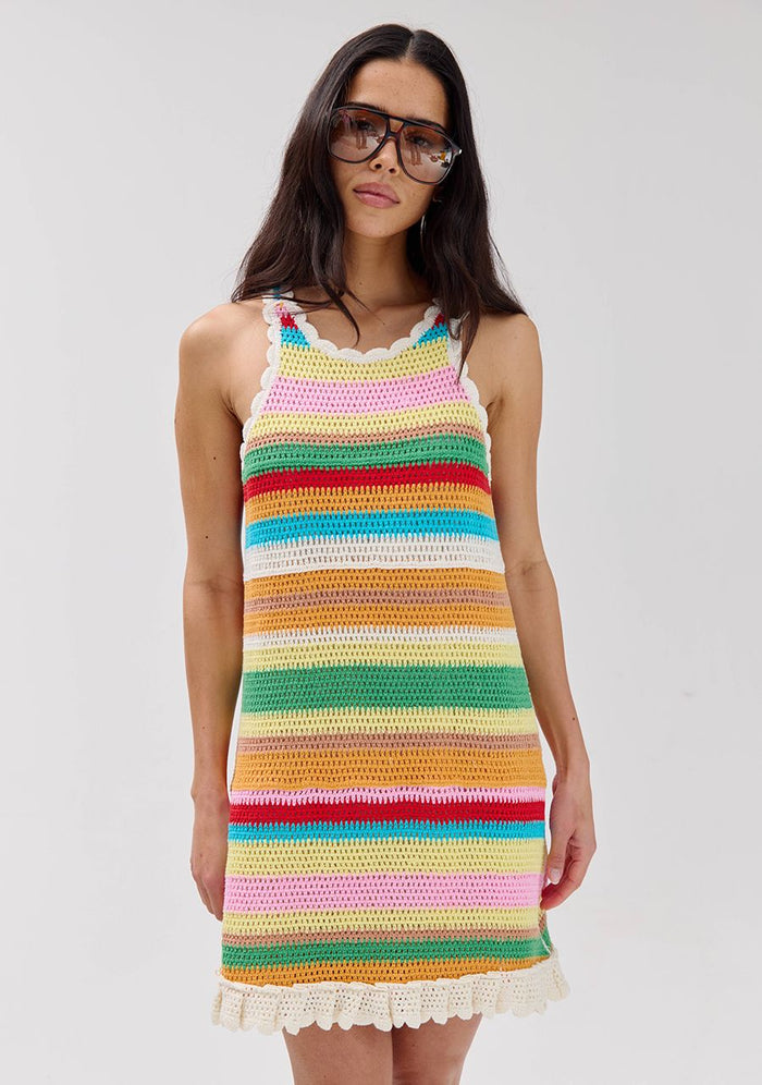 Harper & Yve Jo dress multi stripe