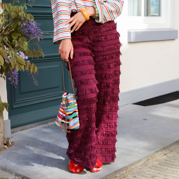 Harper & Yve Lo pants cassis
