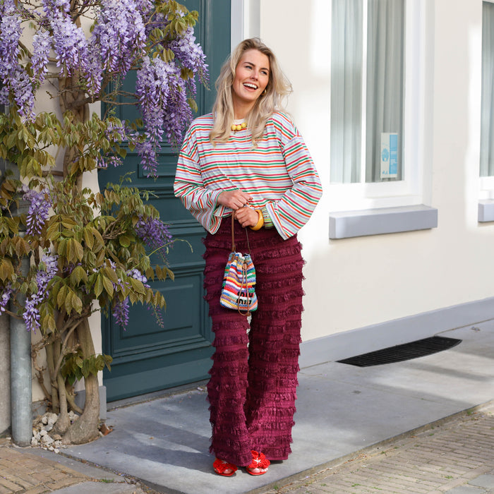 Harper & Yve Lo pants cassis