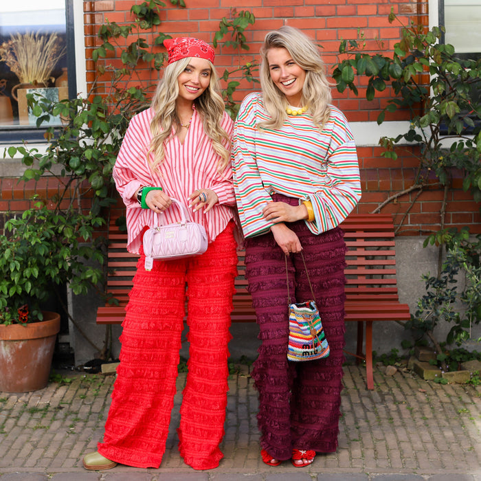 Harper & Yve Lo pants cassis