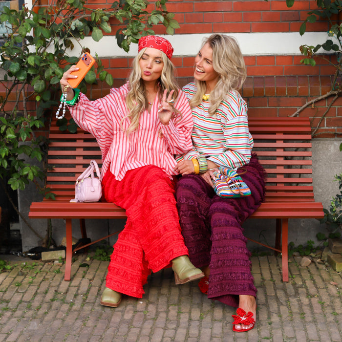 Harper & Yve Lo pants cassis