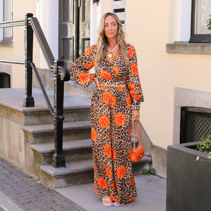 Harper & Yve Meike pants lexie leopard