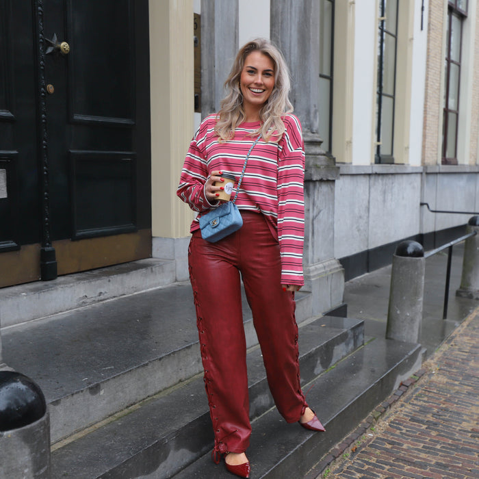 Harper & Yve Sally pants red crush