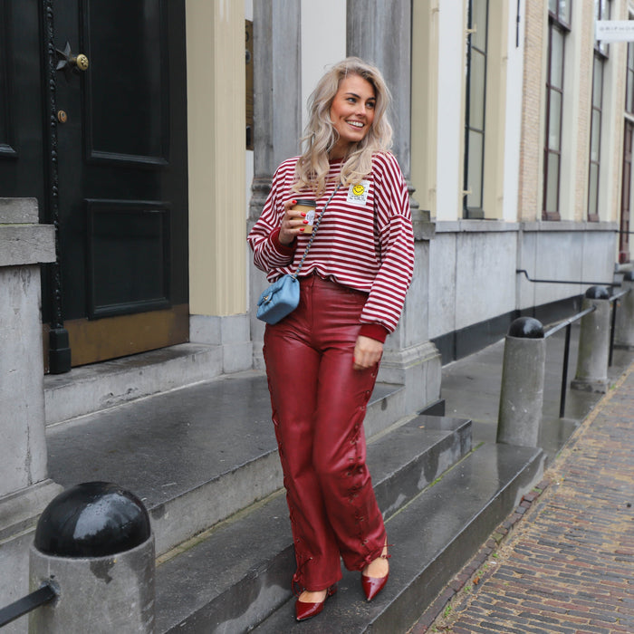 Harper & Yve Sally pants red crush