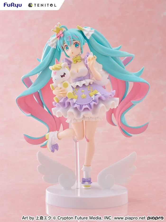 HATSUNE MIKU - Yumekawa Lavender - Statuette Tenitol 21cm