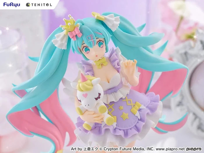 HATSUNE MIKU - Yumekawa Lavender - Statuette Tenitol 21cm