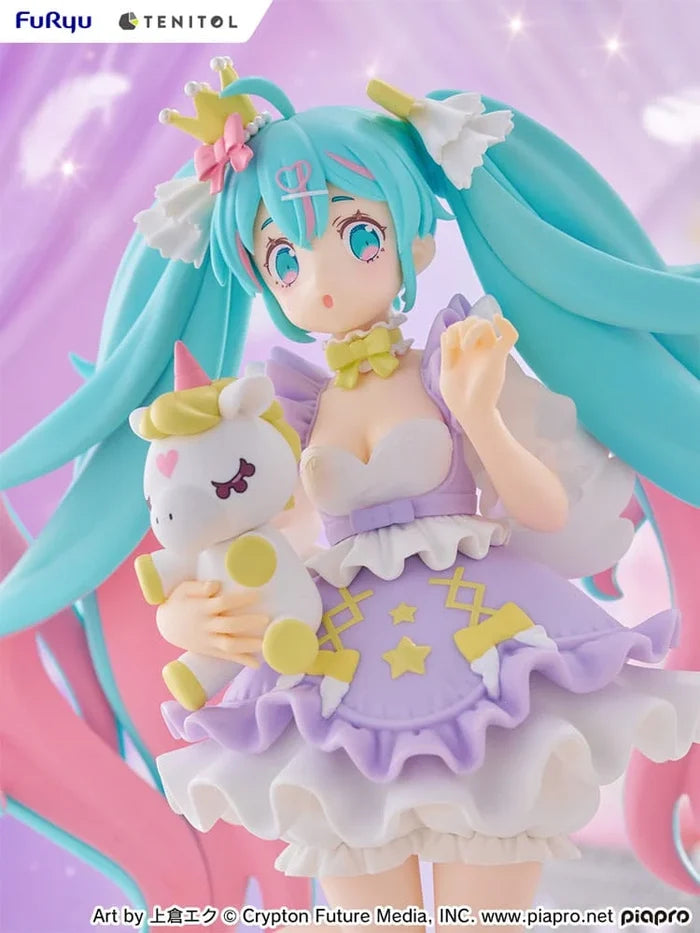 HATSUNE MIKU - Yumekawa Lavender - Statuette Tenitol 21cm