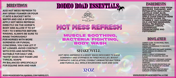 Hot Mess Refresh- Wash Rodeo Road Essentials